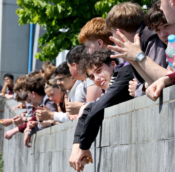 Pictured cheering on their ducks. Pictured cheering on their ducks.