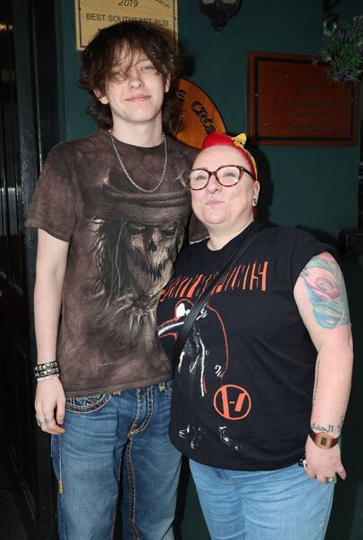 Jason Cooke and Donna O'Neill. Photo: Joe Evans