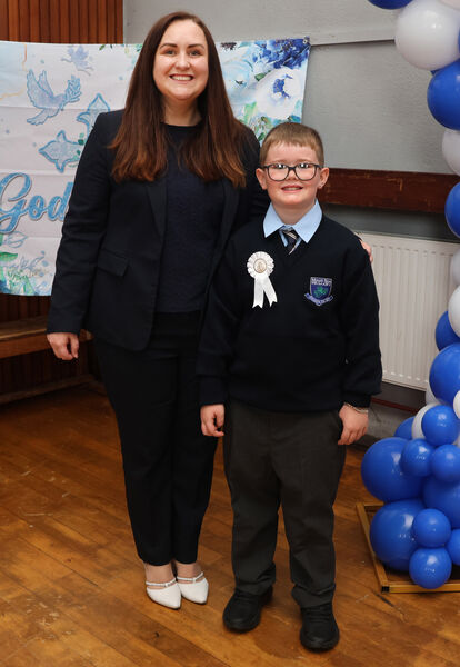  Harrison Hodgers, Mount Sion, who received his First Holy Communion at Ballybricken Church.