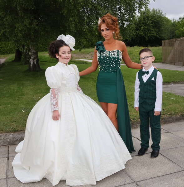  Ella Rose Delaney, St. Saviour's, who received her First Holy Communion at St. Saviour's Church.