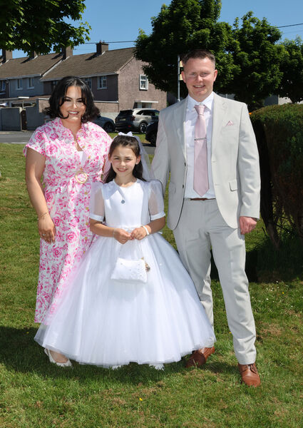 Luna Conte Kiely, Presentation, who received her First Holy Communion at St. Paul's Church.