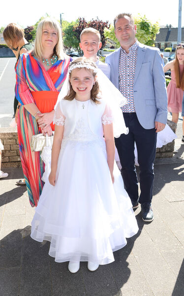  Lauren Smith, St. Ursula's, who received her First Holy Communion at the Sacred Heart Church.