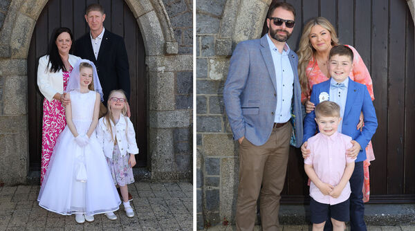 Aoibhe Byrne (left) and Mikey Power (right), St. Mary's Ballygunner, who received their First Holy Communion at St. Mary's Church. Aoibhe Byrne (left) and Mikey Power (right), St. Mary's Ballygunner, who received their First Holy Communion at St. Mary's Church.
