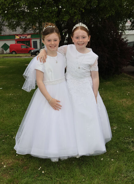 Ella Power and Ava Lily Houlihan, St. Saviours who received their First Holy Communion at St. Saviours Church. Photo: Joe Evans Ella Power and Ava Lily Houlihan, St. Saviours who received their First Holy Communion at St. Saviours Church. Photo: Joe Evans