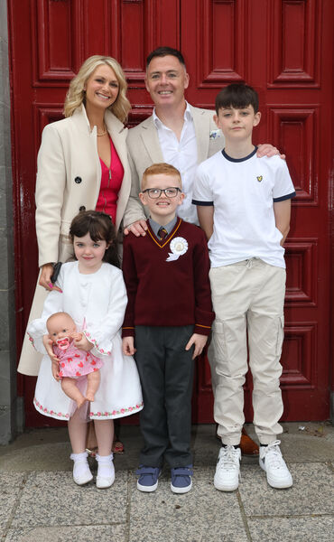  Caolan McCaffrey, St. Stephen's De La Salle, who received his First Holy Communion at the Cathedral.
