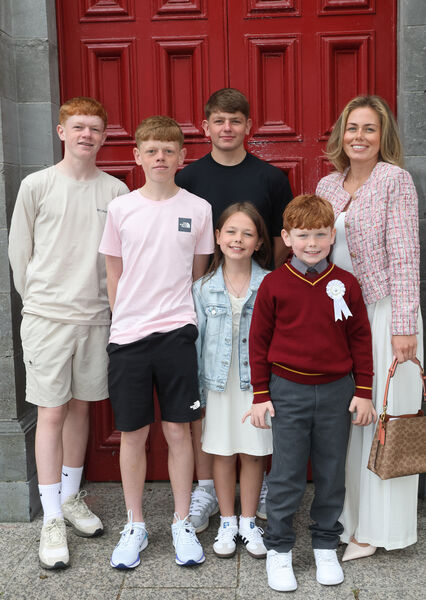  Roibín Murphy, St. Stephen's De La Salle, who received his First Holy Communion at the Cathedral. 