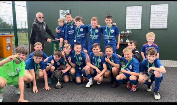 Dungarvan United team that won the SFAI Under 12 Regional Final. 