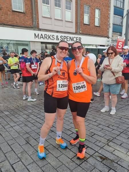 Well done to Michelle and Nicole who took part in the Cork City 10k 
