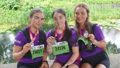 Well done to Clara, Sinead and Hazel who took part in the VHI Mini Marathon
