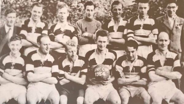 Portlaw United Fc was saddened to learn of the passing of Tommy Rowan who Captained the 1954 Infirmary Cup winning team Portlaw United Fc was saddened to learn of the passing of Tommy Rowan who Captained the 1954 Infirmary Cup winning team