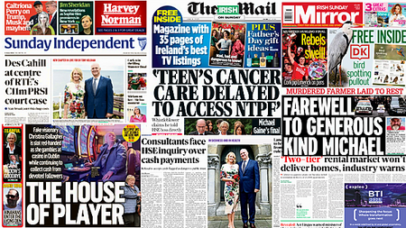 What the papers say: Sunday's front pages