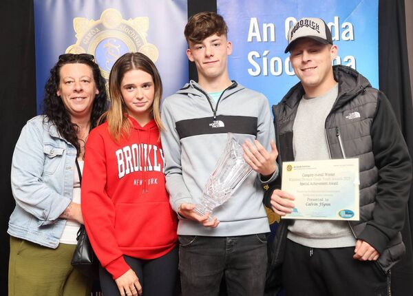 Calvin Flynn, Special Achievement Award winner, pictured at the Tower Hotel for the Waterford Garda Youth Awards. Photo: Joe Evans Calvin Flynn, Special Achievement Award winner, pictured at the Tower Hotel for the Waterford Garda Youth Awards. Photo: Joe Evans