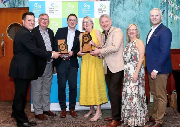 Pictured from left: Gareth Evans, Head of Enterprise, Waterford LEO, Rody, Thomas and Anne Keighery from RJ Keighery Antiques, the Mayor of Waterford City & County, Cllr. Jason Murphy, Jacqui Gaule, Senior Enterprise Development Officer, Waterford LEO and David Walsh, Business Advisor, Waterford LEO. Pictured from left: Gareth Evans, Head of Enterprise, Waterford LEO, Rody, Thomas and Anne Keighery from RJ Keighery Antiques, the Mayor of Waterford City & County, Cllr. Jason Murphy, Jacqui Gaule, Senior Enterprise Development Officer, Waterford LEO and David Walsh, Business Advisor, Waterford LEO.