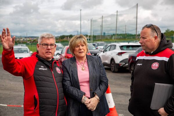 Darren Doyle, Minister Mary Butler and David Ahearne. Photo: Waterford In Your Pocket