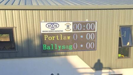 Community spirit evident in Waterford with digital scoreboard