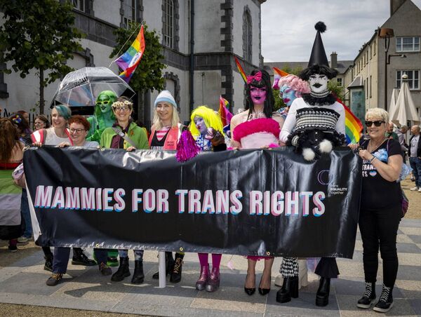 Mammies for Trans Rights at the Pride of the Déise march. Mammies for Trans Rights at the Pride of the Déise march.