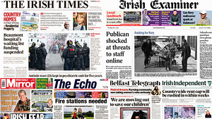 What the papers say: Thursday's front pages What the papers say: Thursday's front pages