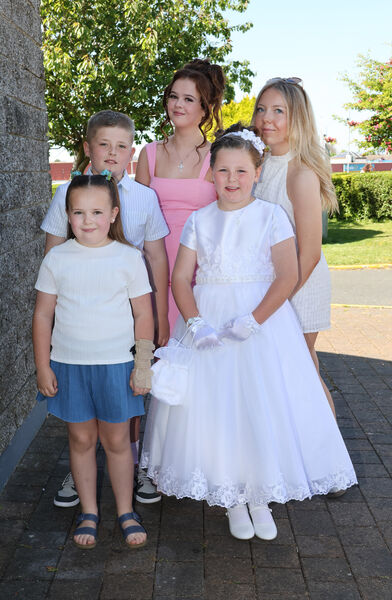  Mollie Joy, Presentation, who received her First Holy Communion at St. Paul's Church.