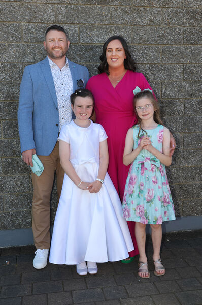  Freya Horgan, Presentation, who received her First Holy Communion at St. Paul's Church.