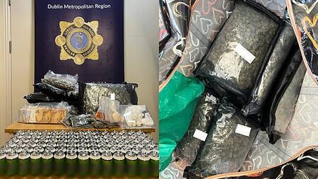 Man (20s) arrested after drugs worth €119,000 and €9,500 cash seized in West Dublin