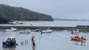 Swimmer rescued off the Waterford coast after getting into difficulty