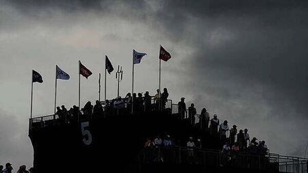 Heavy rain halts play at US Open with overnight leader Sam Burns still ahead