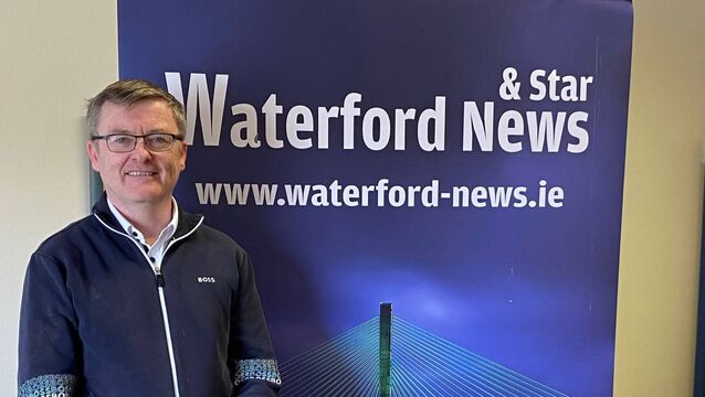 <p>David Cullinane in the Waterford News &amp; Star offices last week.</p>