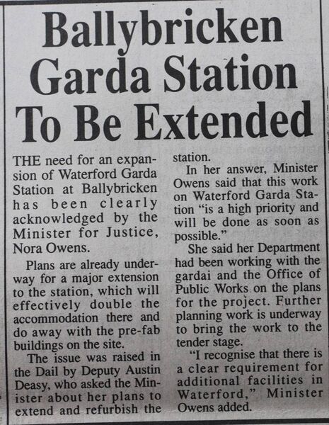 From The Archives sees Waterford News & Star photographer, Joe Evans, go through the newspaper records to pick out photos and headlines from Waterford's past From The Archives sees Waterford News & Star photographer, Joe Evans, go through the newspaper records to pick out photos and headlines from Waterford's past