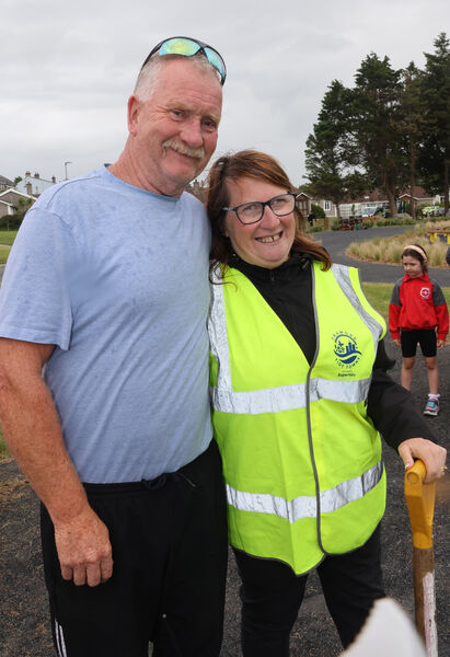  Johnny O'Grady and Marie Sprigg at the opening of the Tramore Tidy Towns Sensory Garden.