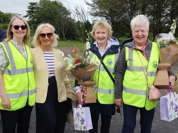  Tracy McEneaney, Cllr Sandra Conway, Brid Vance and Marie Piper, at the opening of the Tramore Tidy Towns Sensory Garden.