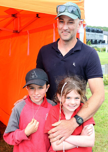  Sean, Mark and Chloe Harris at the opening of the Tramore Tidy Towns Sensory Garden.