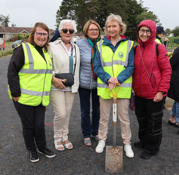  Marie, Brid, June, Anne and Alice, at the opening of the Tramore Tidy Towns Sensory Garden.
