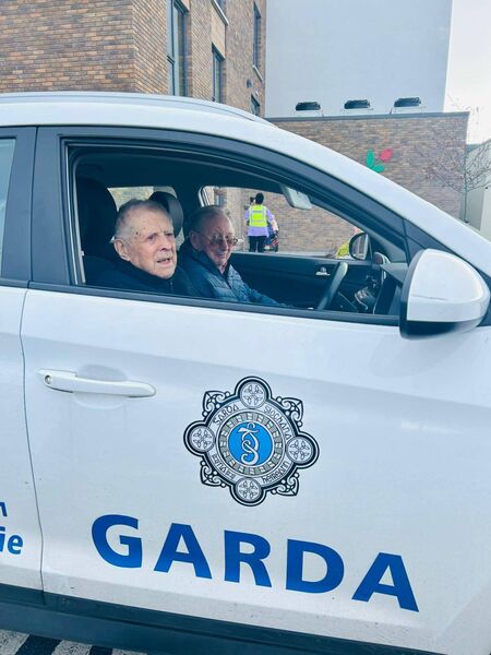Gardaí from Waterford were delighted to meet with clients of Kilbarry Care Centre recently. Pic: An Garda Síochána Waterford Facebook page