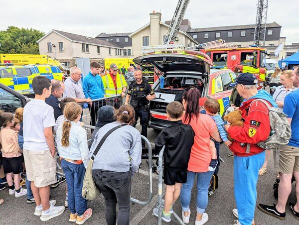 The Gardaí in Waterford along with partners in the emergency services were delighted to hold the open day for the public. Pic: An Garda Síochána Waterford Facebook page