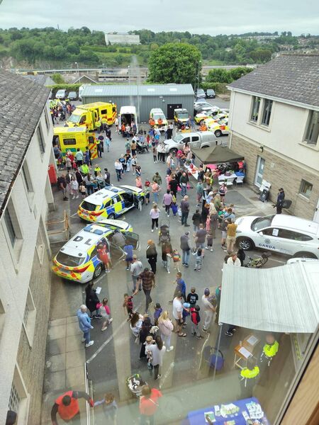 The Gardaí in Waterford along with partners in the emergency services were delighted to hold the open day for the public. Pic: An Garda Síochána Waterford Facebook page