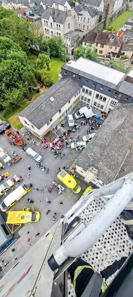 The Gardaí in Waterford along with partners in the emergency services were delighted to hold the open day for the public. Pic: An Garda Síochána Waterford Facebook page