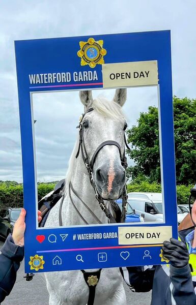 The Gardaí in Waterford along with partners in the emergency services were delighted to hold the open day for the public. Pic: An Garda Síochána Waterford Facebook page