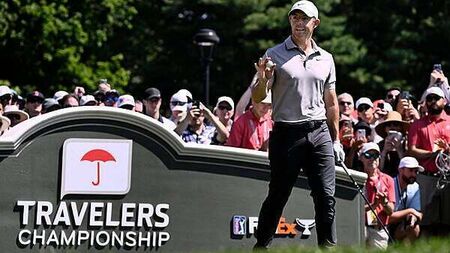 Rory McIlroy two shots off early clubhouse leader at Travelers Championship