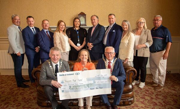 Cllr. Jason Murphy, Mayor, Waterford City & County, Cllr. Joe Kelly, Patrica Holton, Maolíosa Ní Chléirigh and Frances Jacob, Autism Friendly Waterford. Photo: John Power Cllr. Jason Murphy, Mayor, Waterford City & County, Cllr. Joe Kelly, Patrica Holton, Maolíosa Ní Chléirigh and Frances Jacob, Autism Friendly Waterford. Photo: John Power