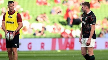 Finn Russell says Andy Farrell helped put any tension with Johnny Sexton to bed