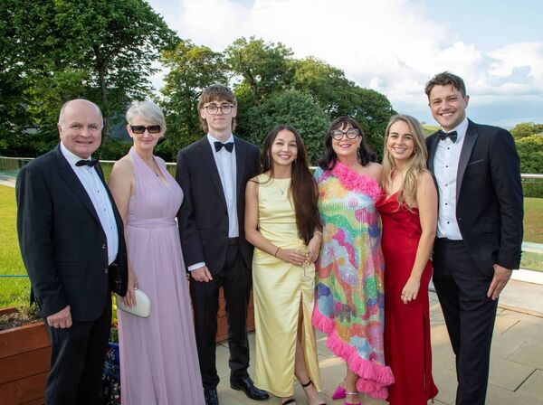 Attending were Lselie Warren, Suellen Dillon, Charley Bevan, India Lilly Muller, Geraldine Guiry, Sylvia Warren and Matt Groves. Photo: John Power