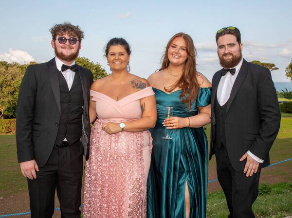 Attending were Evan Walsh, Jessica Lazzari, Emma Prior and Robert Walsh. Photo: John Power