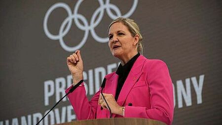 Kirsty Coventry takes over as IOC president