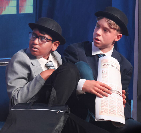 A scene from St. Mary's NS Ballygunner's production of Mary Poppins Jr.