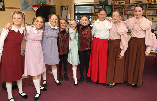  Back stage at St. Mary's NS Ballygunner's production of Mary Poppins Jr.