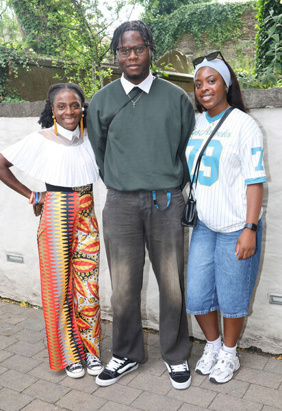 Veronica, John and Dami, at St. Patrick's Gateway for the African Youth Summit. Veronica, John and Dami, at St. Patrick's Gateway for the African Youth Summit.