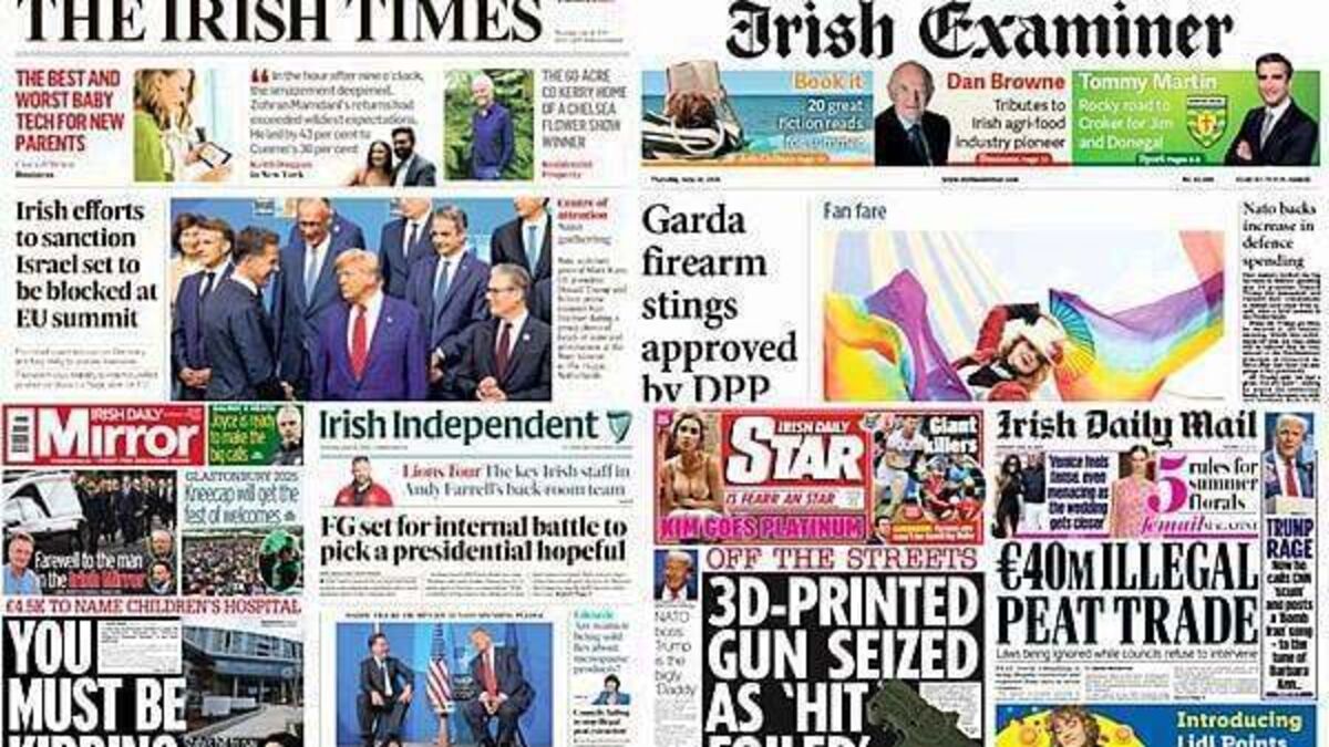 What the papers say: Thursday's front pages