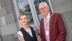 Stunning artwork unveiled in windows of Central Library Stunning artwork unveiled in windows of Central Library