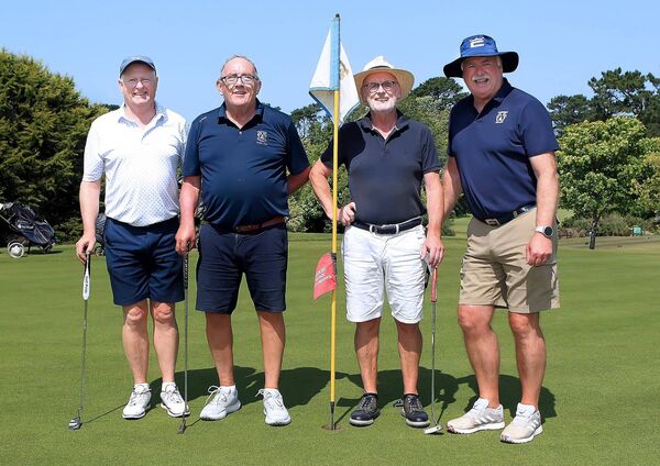 Tom Corcoran, Kevin Flanagan, President, Tramore Golf Club, John Coughlan and Ray Scott. 