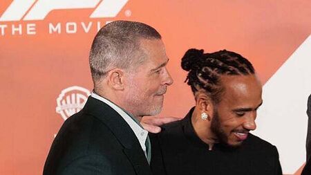 Lewis Hamilton says Brad Pitt’s character in F1 film has echoes of James Hunt